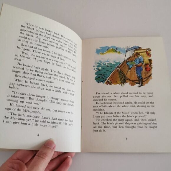 Black Pirates and Silver Net by Sheila McCullagh Student Reader Book 1970s Vtg - Picture 7 of 7
